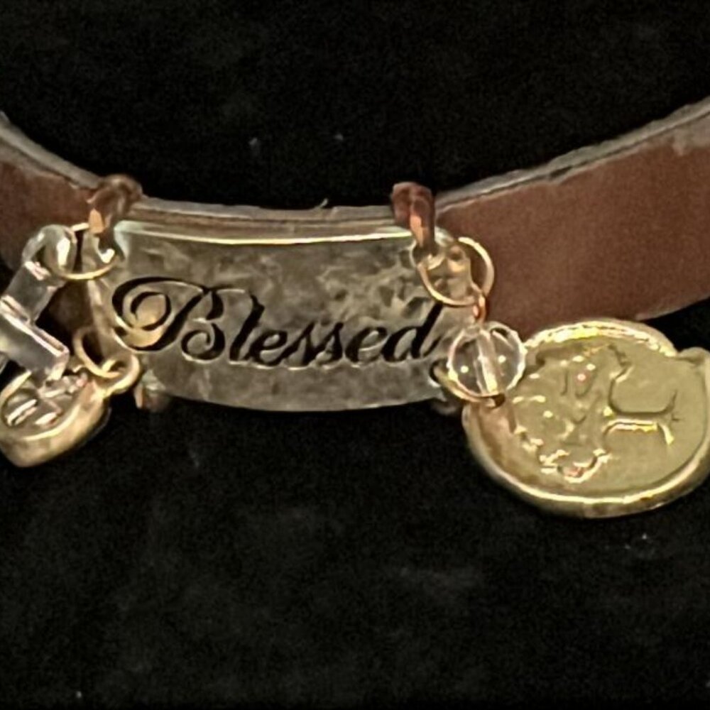 Blessed Leather Bracelet